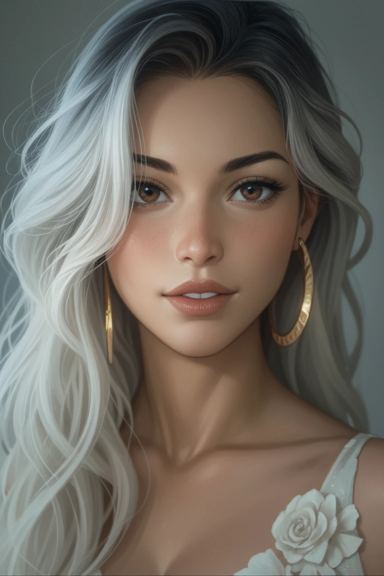 3d boxy style, An image of a naked mature woman, (detailed skin complexion:1.2), best quality, deep color, complex shading effect, ambient occlusion, highly detailed textures