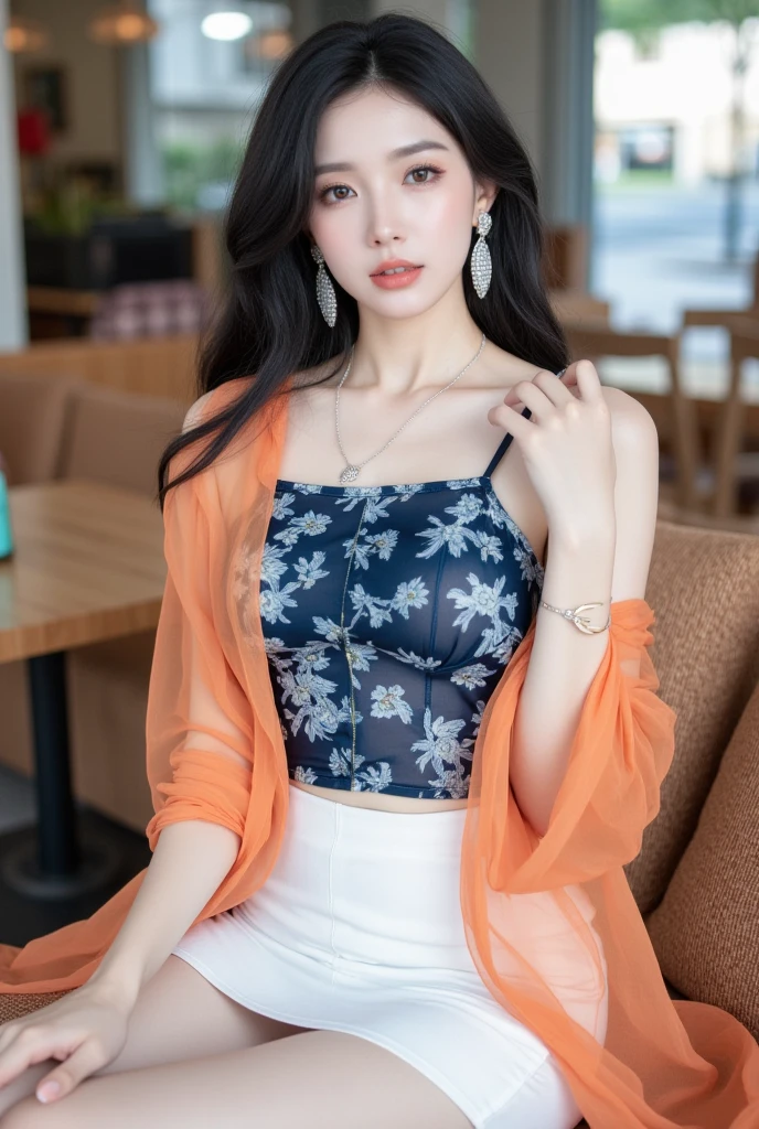(Masterpiece, absurderes, Highly detailed:1.3), dream-state, Digital painting beauty, (Sitting, mature, Slim, Slender,) view the viewer, (Masterpiece), (Best quality:1.2), absurderes, Intricate details, skin indentation, cleavage, Huge breasts, (Highly detailed skin:1.2), (author:Alphonse Mucha Echo Chernik Megan Laura Cho Bingqiang), Sharp focus, Soft and colorful, Centered, symetry, picure, Intricate, voluminetric lighting, Beautiful, rich deep color, Ultra detailed, Digital painting, Mysterious magic, Focused, lush colors, Canon Eos 5d Mark IV and Fujifilm Superia X-TRA 400 film, (Extremely detailed oil painting:1.2), Glow effects, godrays, handpainted, Renders, 8K, rendering by octane, 4 d cinema, blender, Dark, Ultra-refined atmospheric 4K, cinematic sensual, Sharp focus, humorous illustration, great depth of field, Masterpiece, colours, 3d octane render, 4K, concept-art, trending on artstationh, Hyperrealistic, Vivid colors, Extremely detailed CG unified 8K wallpapers, trending on artstationh, trending on CGSociety, Intricate, High detail, Dramatic,1girll,Street photography,short denim skirt,(full bodyesbian:1.5)