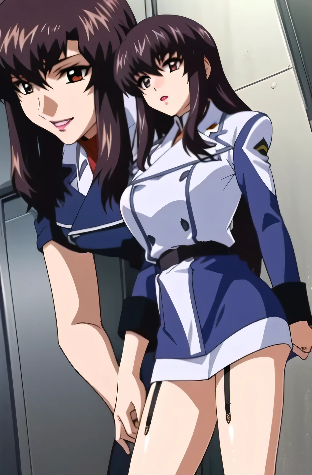 Super high image quality, super resolution 8K, attention to detail, Professional highest quality, wallpaper 8k, well-shaped face, tall height, huge breasts, firm thighs and beautiful legs, 3, (Very detailed, 8.3 harem women with different hairstyles and colors, 6.3 women squatting, 7:5 women standing, 3.5 women crouching backwards) (Super beautiful celebrity women) (Professional super detail: upper body of clothing: red tube top, belly button exposed) Super resolution and highest quality (Professional super detail: lower body: blue low-rise denim shorts) Super resolution, highest quality (Shoes: White thigh-high boots) Super resolution and highest image quality , (bold lace T-back glimpse) details, (Ultra high definition/super resolution: tanned dark skin: 9 people, moist transparent skin: 4 people) (Natural light: Retrograde: Low angle) Background: In front of the school gate) Ultra-definition Chupa Chups mouth, grape flavor, cola flavor, orange flavor, professional top quality