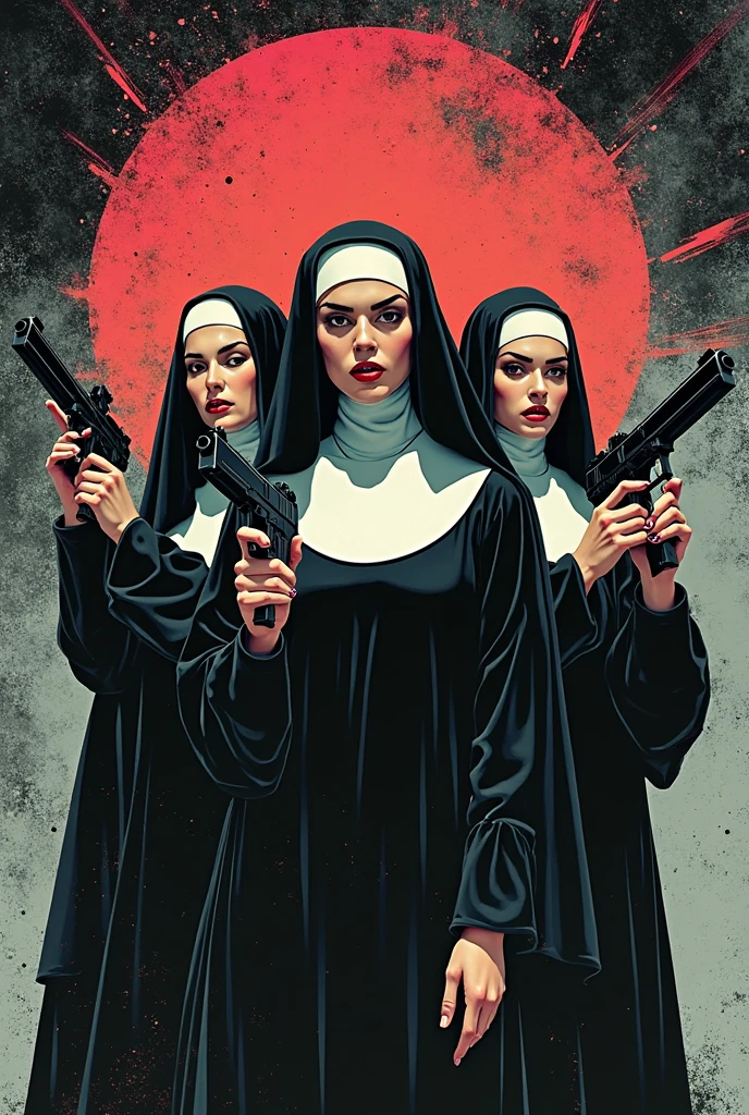 a loading scene from gta 5 of  a group of young lesbian nun on a strip club, pink lingerie, cartoon drawing, cartoon style, comic, gta 5 art style