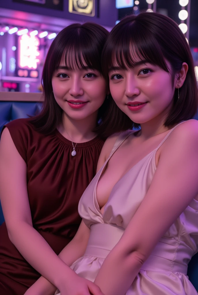 (highest quality,8k,masterpiece),Japanese Mature,50 years old,Huge ,Accentuate your cleavage,Glamour,Muchimuchi,
