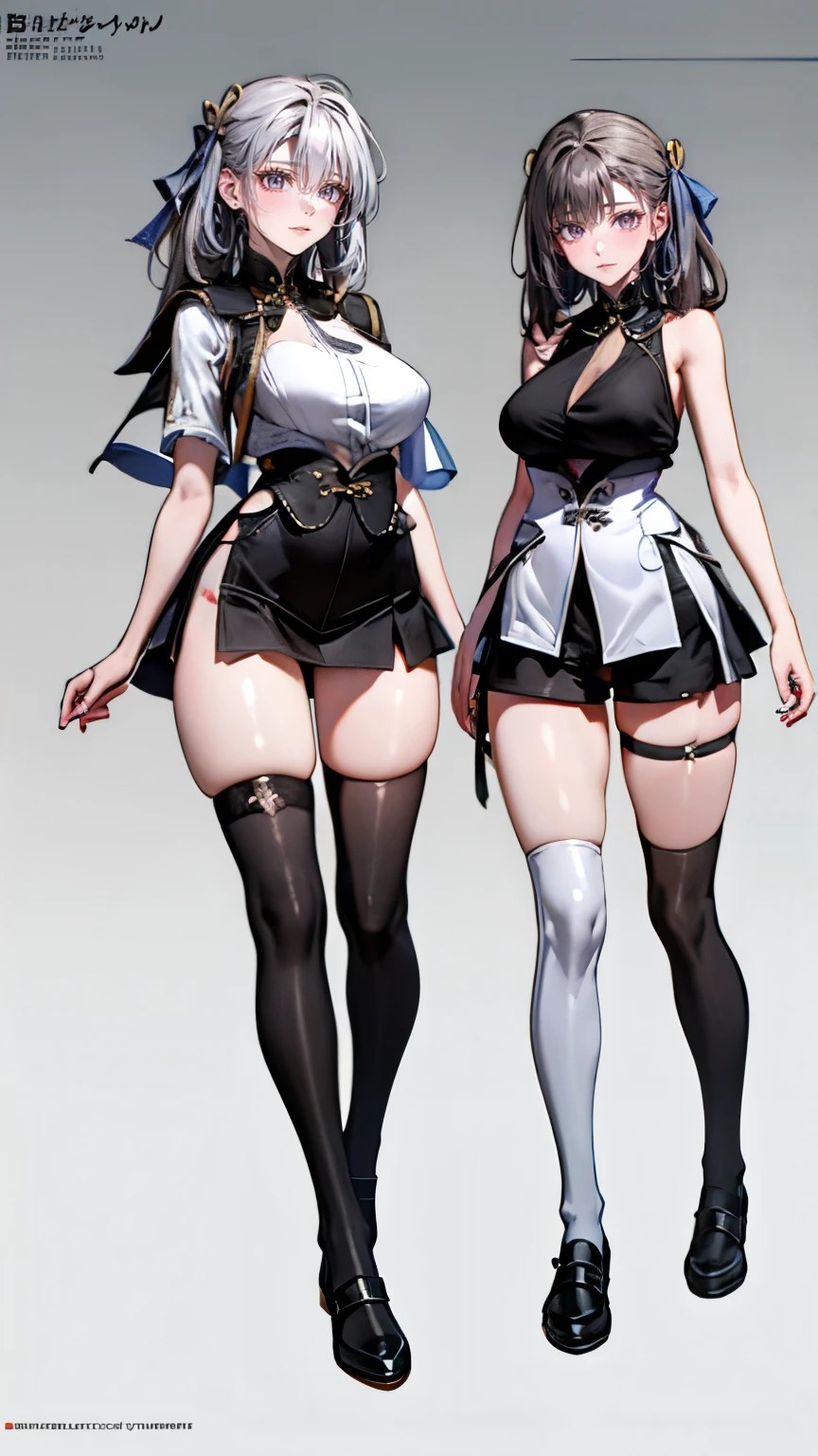 3 girls. beautiful girl . . long legs . beautiful legs . spats. thick legs. Committed model body types in VS . curvy body . Body Like Model . miniskirt . shorts . knee socks . Like a Wizard