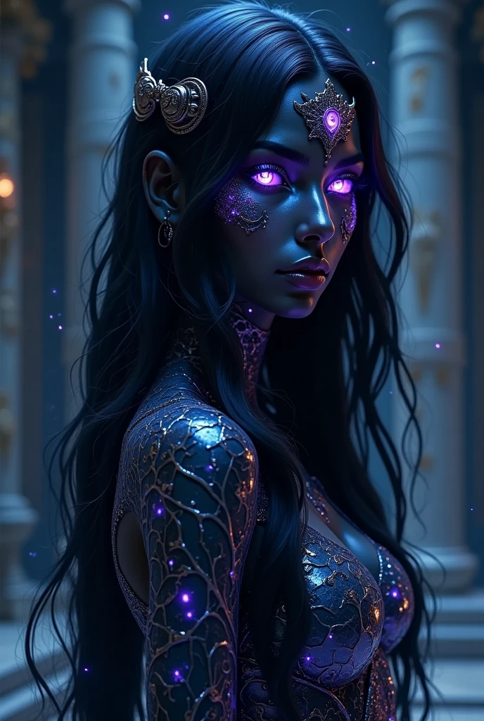 a powerful mage,beautiful detailed eyes,beautiful detailed lips,extremely detailed face,longeyelashes,detailed magical aura,detailed magical energy,intricate magical spell effects,glowing magical runes,swirling magical energy,dramatic lighting,cinematic composition,fantasy art style,vibrant colors,dramatic shadows,photorealistic,8k,best quality,masterpiece