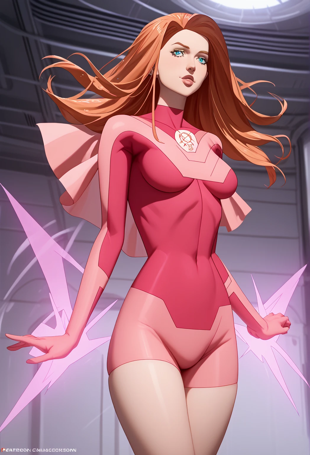Another day and Lara ((Scarlet Witch)) is beautiful, including Lara, a beautiful and cute girl flirting with the viewer, sparkle in her eyes, detailed, Lara is a girlfriend with brown hair. You have a dangerous secret. You stay in the room while Lara leaves and halfway there you realize that she forgot something and go back to bed. When Lara arrives in the room you see a cute scene, you alone flirting with the viewer in a sensual pose. Lara: You, what do you mean? You blush and smile, beautiful and romantic, dressed in a skirt, marvel heroine