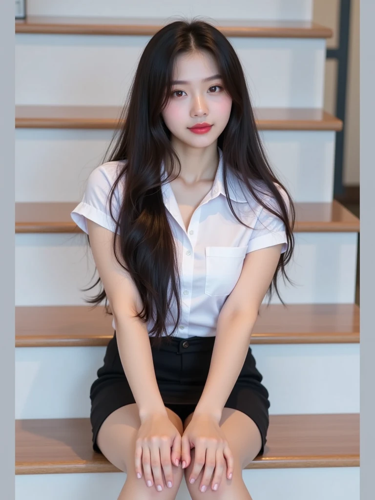 beautiful sexy female student,university