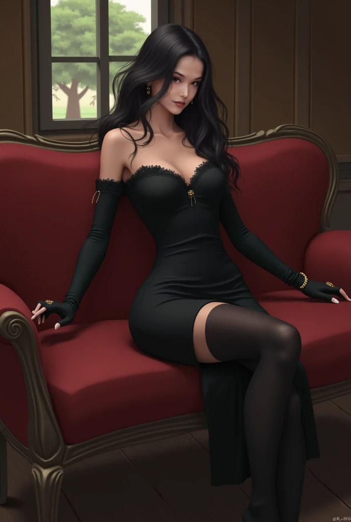 Best Quality, ultra high resolution, 16k, hyperrealistic, ultra-detailed, perfect anatomy, super Detailed skin, Very detailed CG 8k wallpaper, ((Middle-aged woman in her forties)), ((voluptuous bodys)), very glamour body, very small face, delicate facial features, ((small breasts)), ((full body shot)), ((sitting on the bed)), lingerie, legs spread, crotch covered by hand,
