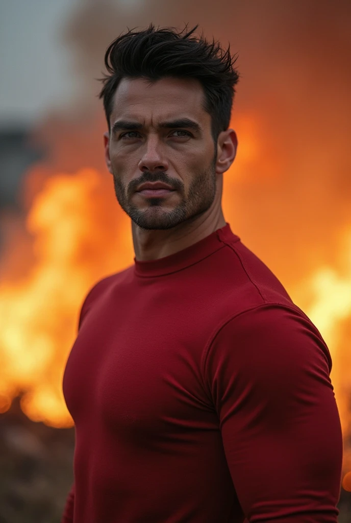cinematic photo photo, handsome man ohwx, ohwx man, Henry Cavill, muscular, veins, bodybuilder, beard, tight shirt, white underwear, bloody nose, full body bloody, soaked in blood, showering in blood, bloody, blood everywhere, bathroom, bathtub, abandoned house, looking at camera, interview, talking, high definition, cinematic, natural lighting, more details, 8k UHD, DSLR . 35mm photograph, film, bokeh, professional, 4k, highly detailed