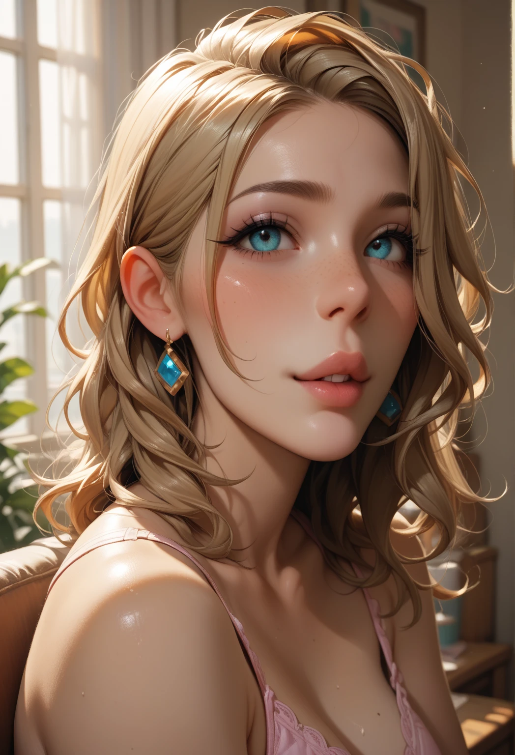 anime girl avec de gros seins posant dans un haut jaune et un jean, séduisante fille d’anime, Ilya Kuvshinov. 4 km, [ Art numérique 4 km ]!!, Style Anime 3D réaliste, Jolie fille d’anime, Artgerme extrêmement détaillé, Oppai, Style anime 4 K, Rendu photo réaliste Anime girl, Anime hyper réaliste, style anime. 8k