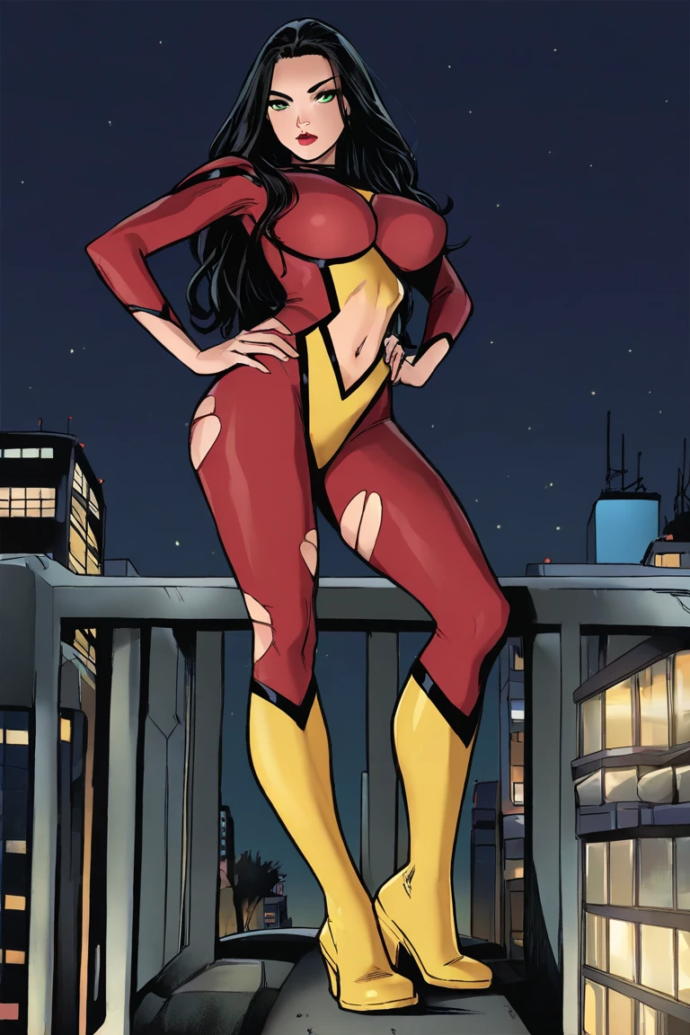 Full body picture:(masterpiece:1.2, best quality),(Very detailed),individual。1 female,Become a,Full body picture,Superman (Miss, Superman Glossy enamel costume in white with red and gold details) From DC Comics,cameltoe pussy,Tall figure,Long legs,muscular,((Gold Metal Squadron Uniform)),((Galaxy Flash in the background))