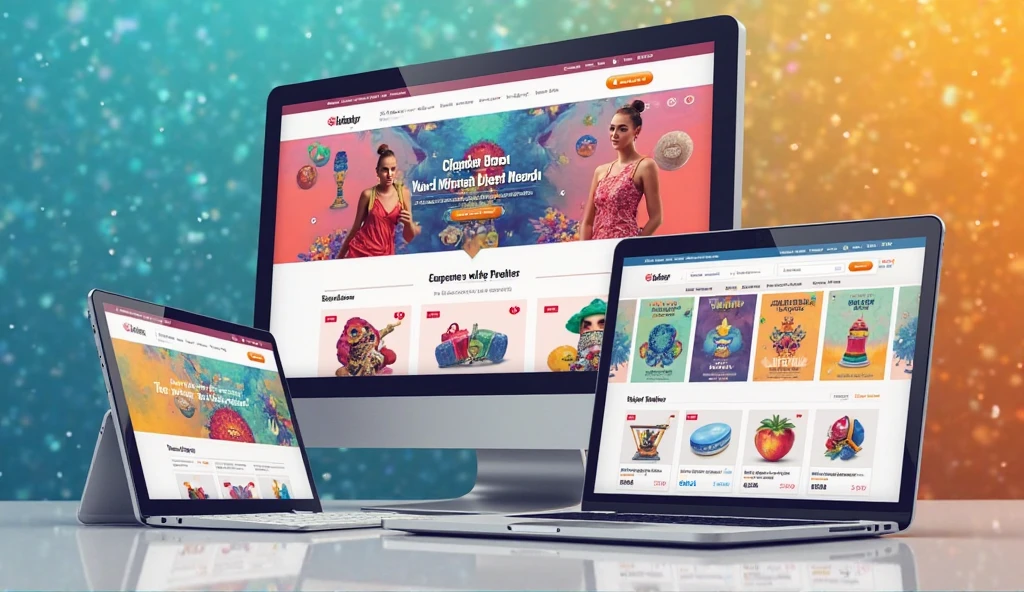 Modern and fluid web page designs in a single image, Some may be a clothing store, others a web portfolio, others a food store, others a car sales store., that they are displayed as if it were a list of 3D cards that are slightly overlapping but that allow you to appreciate the variety