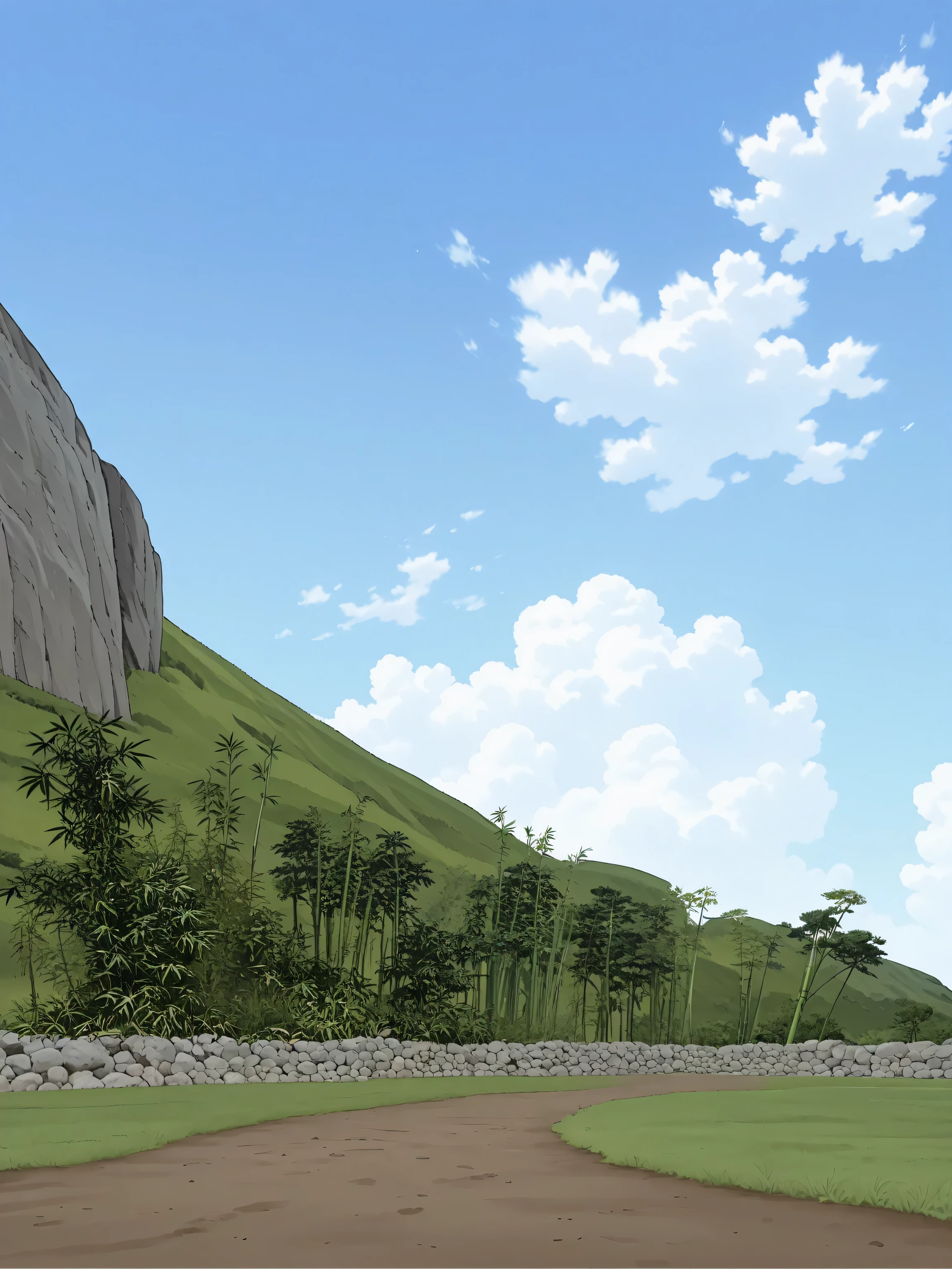 Grass, bamboo forests, 