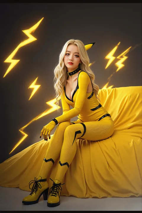 Neulackierung im Pikachu-Element-Stil