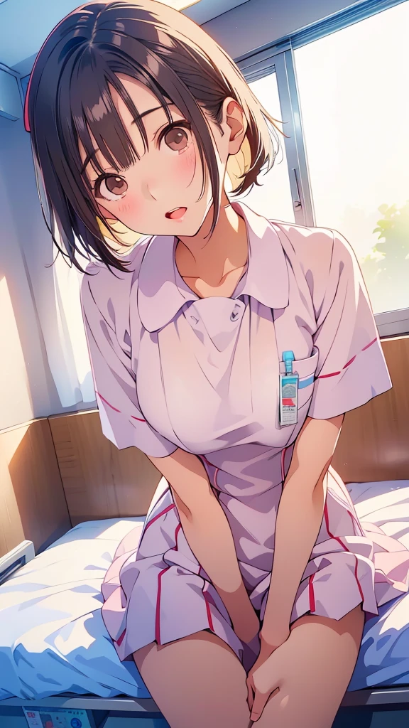 (1 person、alone), Beautiful woman,  (High-definition and beautiful eyes)、(Anatomically perfect body), Slender、(nurse、nurse), ((白いnurseユニフォーム、日本のnurse)), (Lying on the floor:1.3), (Bend your legs:1.1), (looking away), (Very detailed panties:1.1), (Pussy juice:1.1), 18-year-old、tears、(Highest quality)、Black Hair, (half updo:1.1)、(8K, High resolution)、(shy:1.4)、medium breast, (vapor:1.1), (embarrassed:1.3), (locker room)、(bukkake, cum on face:1.7), (nsfw), ass pov, From above