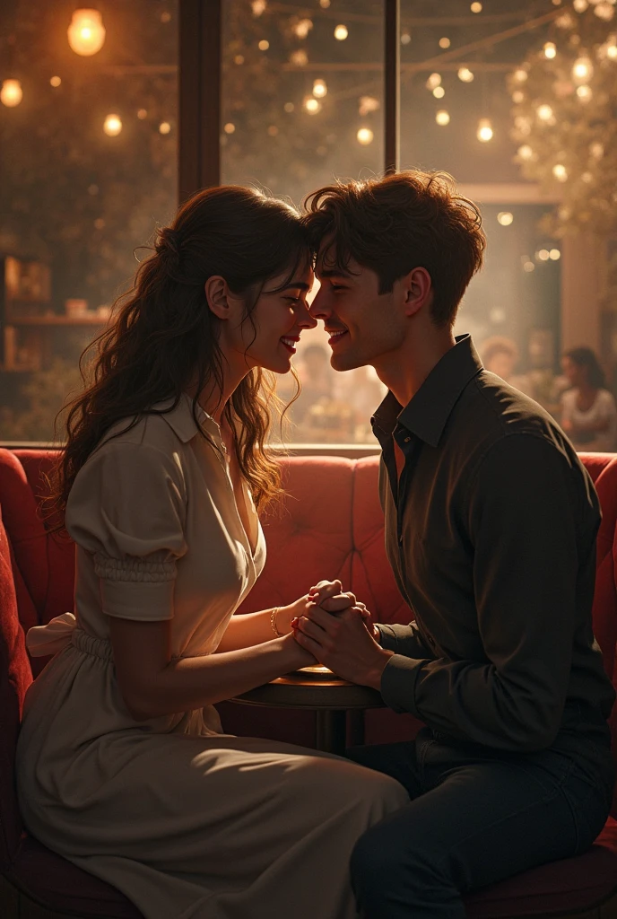 lovemaking,The man stands behind the girl,The girls didn't wear them,The girl closed her eyes and screamed