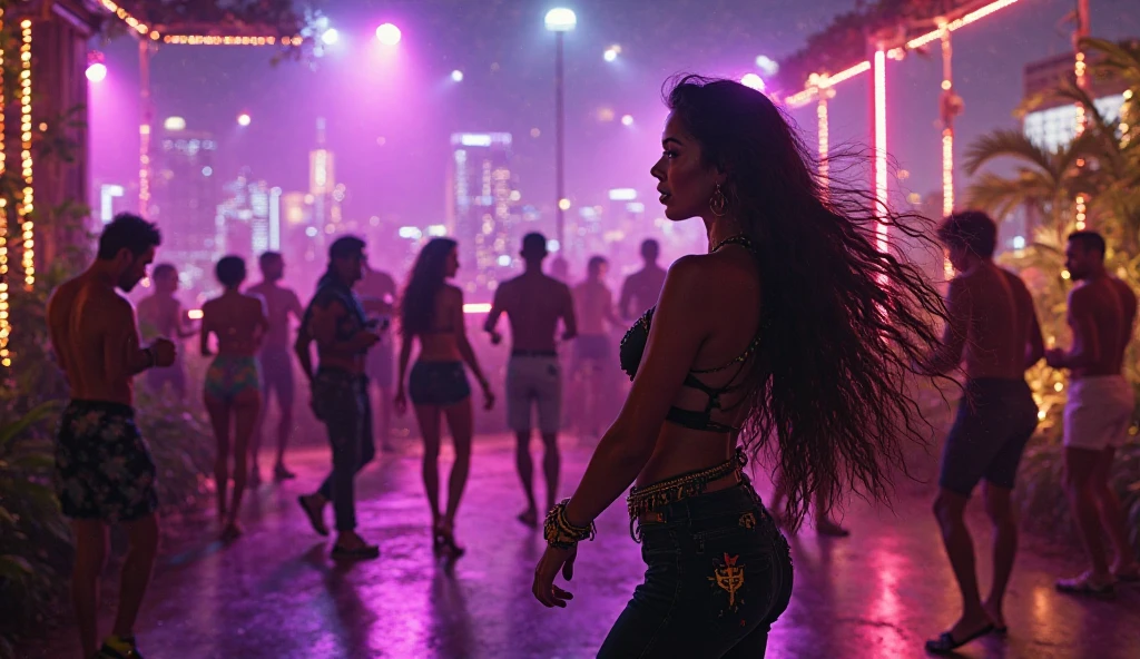 Feel the rhythm, take control, control,
Losing all, sense of time, time.
Promises made tonight, night,
Underneath the lights, lights.