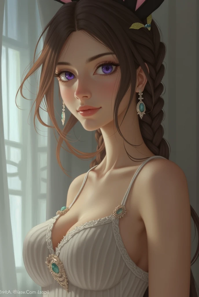 (8k, 4k, best quality, highres, ultra high res:1.1), (masterpiece, realistic, photo-realistic:1.1), 1girl, face, close-up,black lace bra,blue eyes, pigtails, braids ,((big breast)), (big cleavage), (looking at viewer:2),bare shoulders, high contrast,ultra-high-definition, outstanding details, 8K, Blush face, attractive collarbone, sexy shoulders, blushing cheeks, 30mm lens, sharp focused face, f/4, shutter 1/250, beauty light, medium shot, raw ,intricately detailed, award winning photograph, good contrast, high sharpness, facial symmetry, bokeh, ultra-detailed