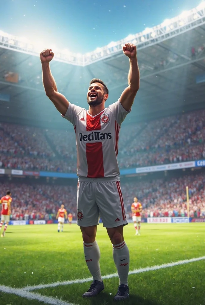 Make cr7 holding the lgbt flag
