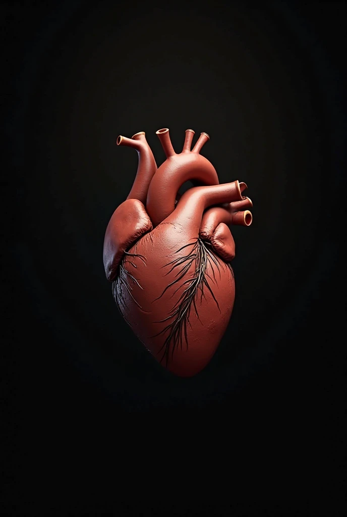 (Logo), (geometric), (cinematic light), Myocardium, mind, connection