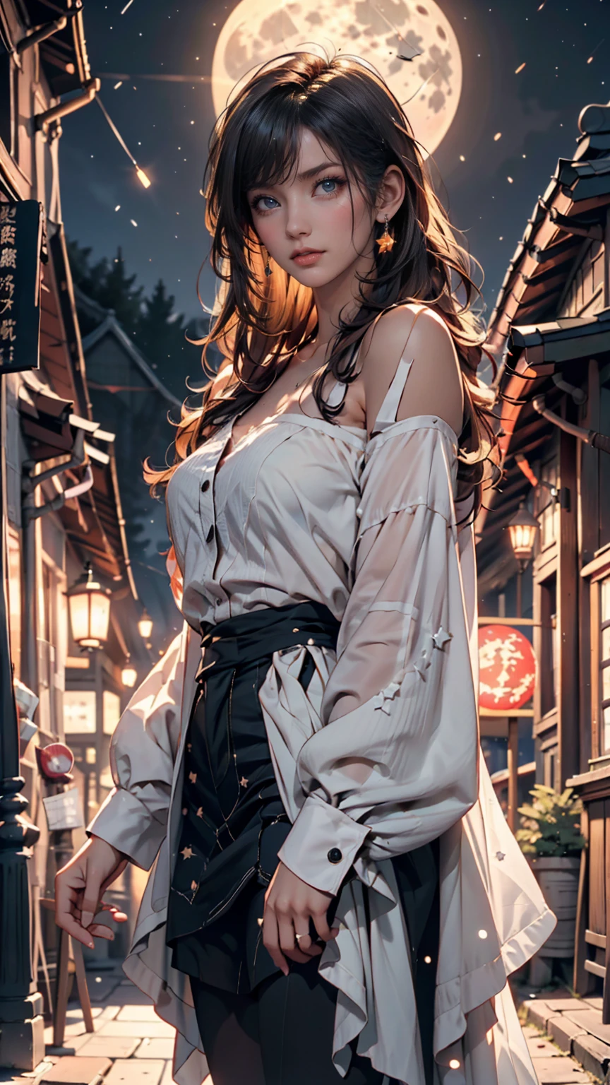 Masterpiece, Best Quality, Cinema, Official Art, Propaganda Art, Cinematic Wallpapers, Very Detailed CG Uniform 4k Wallpapers, Intricate Details, Upper Body, Facial Focus, Concept Art, Production Art, ( , highres, (realistic, photo-realistic:1.2), physically-based rendering, machinery, reflection, realistic, cyberpunk, symmetric front view close up head shot eyes symmetry face very sharp focus realistic award winning matte drawing movie lights, mecha, (Illustration: 1.1), slim, fair skin, delicate face, shine, tights, (long blonde hair), Japanese shrine costume, green eyes, battlefield, chip, shine, vast landscape photo, (from below, starry sky above, open field below), a girl standing on a flower field looking up, (string moon: 1.2), (meteor: 0.9), (nebula: 1.3), tree BREAK making art, (Warm light source: 1.2), (Firefly: 1.2), lamps, lots of purple and orange, intricate details, volumetric lighting, realism BREAK (Masterpiece: 1.2), (Best Quality), 4K, Ultra-Detailed, (Dynamic Composition: 1.4), Very Detailed, Rich in Detail, (Iridescent Colors: 1.2), (Glowing, Atmospheric Illumination), Dreamy, Fantastic, (Solo: 1.2) Gray Hair, Long Flowing Hair, Strong Wind, Orange Eyes, Shiny Eyes, Large, Face, Chest and Thighs Raw, Visible. photorealistic real, portfolio, fine LED,beautifully decorated, beautiful relief, small parts polymerization, metal cylinder, detailed neon, fine LED, fine parts, gear, gauge, pressure gauge, steam, streeptease
