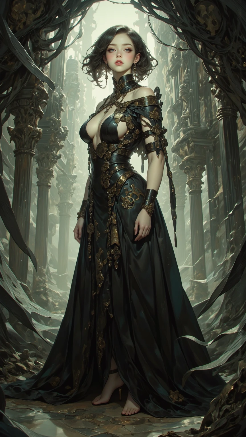 European woman, (((wide hips))), 8k, absurd res, ((wide eyes)), flawless face, girl with a soft body, ((chubby)), same girl, 1girl, average mature body, natural body, ((super wide hips)), full body image, 1girls, solo, masterpiece, highly detailed, flawless eyes, expressive detailed eyes, pale skin, wide eyed, detailed pupils, realistic skin, some freckles, realistic skin texture, ((small breasts)), blushing, super detailed skin, smooth background, shy face, analog style, (chin length hair), ((pale blue wavy hair)), dark blue wallpaper, (broad fat hips), grasping for the viewer, ((wearing a chainmail armor)), dark moody atmosphere, (full body image), (metal greaves and gauntlets), (holding a mace)