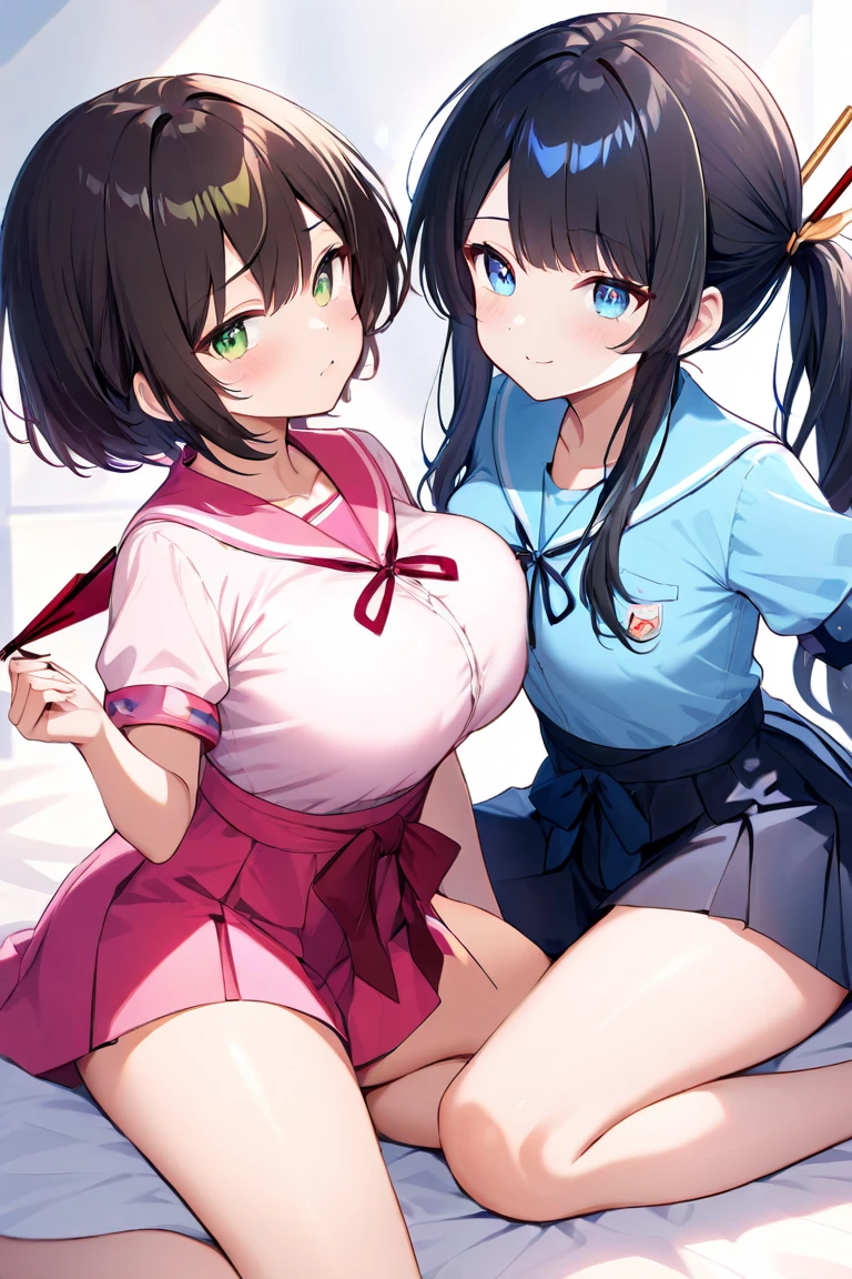 (Top quality illustrations:1.3), (Full color illustrations:1.9), (cute女の子5人:1.5), (Five Girls、Alongside), (School classroom)、(平行にAlongside立つ)、Commemorative photo、 (Five Girls、Non-virgin、17 years old、Mature、cute、(Gal)、Slightly smaller breasts、Slightly narrow waist、Ultra-detailed eyes:1.2)、(high school girl)、(Prostitute:1.2)、 (Non-virgin:1.2)、 Thighs Thighs、(((((nude)))))、(((Dark brown nipples:1.5)))、(((Smaller nipples:1.7)))、(((Areola of black color:1.7)))、(((Front facing)))、Facing forward、Laughter、friend、Bold Pose、Sexy pose、Seduce your audience、Love your audience、(Black Hair、Blue Hair、Orange Hair、Brown Hair、Pink hair、Red hair、Blonde)、(short hair、Mid-length hair、Semi-long hair)、Hair length、(Straight Hair、Wavy Hair、Curly Hair、Bobcut、Twin tails、ponytail)、(Good balance between face and body:1.7)、(Good balance of girl placement:1.8)、