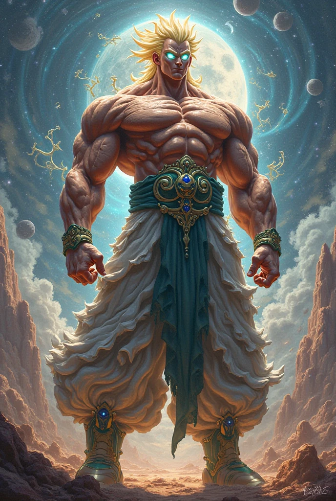 Super realistic image of a semi-God man creation, mirror universe 
