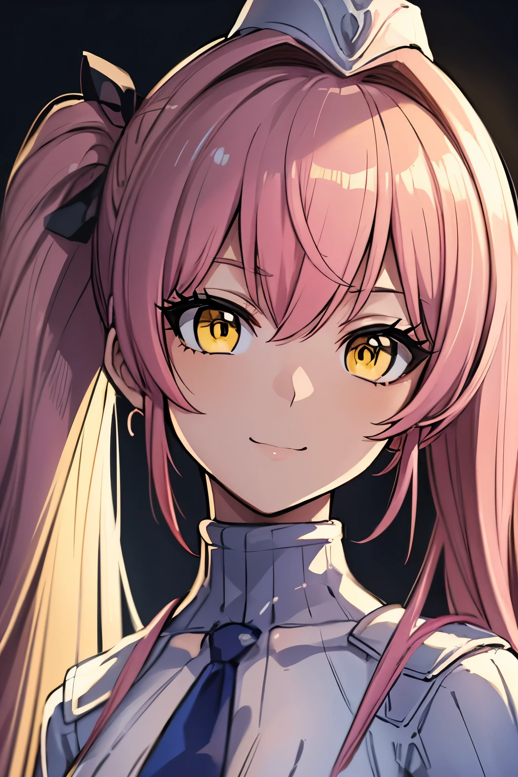masterpiece, highest quality, (highest quality), (best illustrations), 8k,face close up,on the bed, {{{masterpiece}}}, {{{best quality}}}, {{Super detailed}}, {{very delicate and beautiful}},smile,DOLLSUIT,{{{best quality}}}, {{Super detailed}}, masterpiece, highest quality, (highest quality), (best illustrations), 8k,{{{masterpiece}}}, {{{best quality}}}, {{Super detailed}}, {{{best quality}}}, {{Super detailed}}, face close up, mika jougasaki, hair bow, long hair, pink hair, (yellow eyes:1.5), ponytail, hair ribbon,