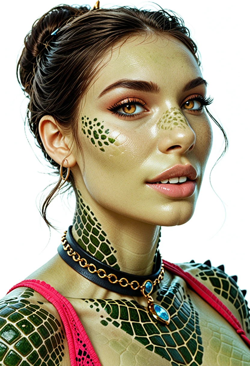 Face girl. slimy thighs, (highest quality、4k、8k、High resolution、masterpiece: 1.2)、Super detailed、(Real、Photorealistic、Photorealistic: 1.37)、media: Fantasy、Horror、Dark Fantasy、Creatures、Hybrid Creatures turtle、(Anatomically correct fingers: 1.4 )、(((A hybrid creature with the upper body of an incredibly beautiful young woman and the lower body of a turtle: 1.9)))、(Stand straight facing the camera and look up to your knees)、Visualization of mythical creatures、Dark atmosphere、Dim color、Spooky lighting