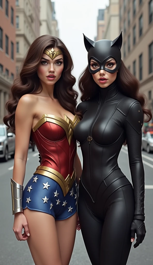 D.C. character, super sexy, realistic version, Full HD, 8K, best definition,