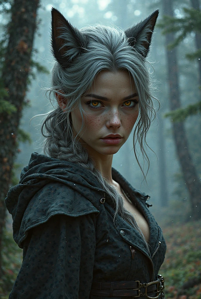 Evil Undead tabaxi Zombie female mottled gray and rotting furred Undead tabaxi Zombie lynx, thin build, wearing tattered robes covered in patches of moss and lichen, holding a gnarled staff adorned with mushrooms and bone, realistic render, Dungeons and Dragons, Fantasy, octane render, zbrush. Character design, photorealistic, unreal engine, hyper-detailed, concept art, trending on art station. ((best quality)), ((masterpiece)), ((realistic)), (detailed), close up portrait, full body portrait, clouded pale eyes, wearing tattered robes, highly detailed fur, holding a gnarled staff adorned with mushrooms and bone, looking at the viewer, Fantasy art, stunning gradient colors, no watermark signature, closed mouth, detailed background, haunted forest, decrepit graveyard, eerie crypt, closed mouth, insanely detailed, ((masterpiece)), absurdres, HDR. <lora:hauteCoutureSummer_v11:1>, wide angle full body, 8k, Cinematography, photorealistic, epic composition Unreal Engine, Cinematic, Color Grading, Portrait Photography, Ultra-Wide Angle, Depth of Field, hyper detailed _SamDoesArt2_, photorealistic, realistic, photorealistic, best quality, super high resolution, beautiful, masterpiece, best quality, perfect lighting, best quality, super high resolution, photo realistic, super detailed, masterpiece, best quality,, ((best quality)), ((masterpiece)), (detailed), (realistic),