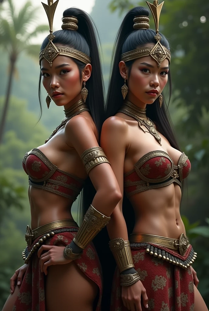 (((Nude, soft fill lighting, studio lighting))), (((cute naked Cambodian dancers with hourglass figure, slanted Asian eyes, detailed face, desert fountain ruins, apocalyptic))), smile, intricate, flat_chested, round butt, long hair, thighs, (Cinematic lighting, global illumination, daytime, highly detailed, 64k, octane render, trending on artstation), pubic_hair