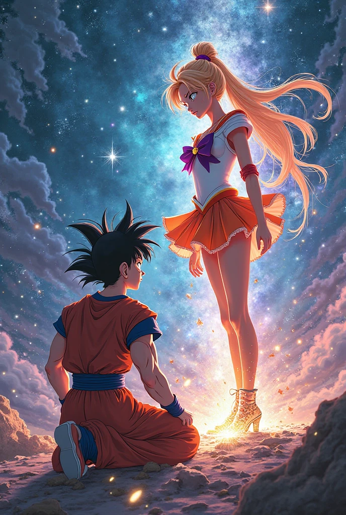 Goku y Sailormoon