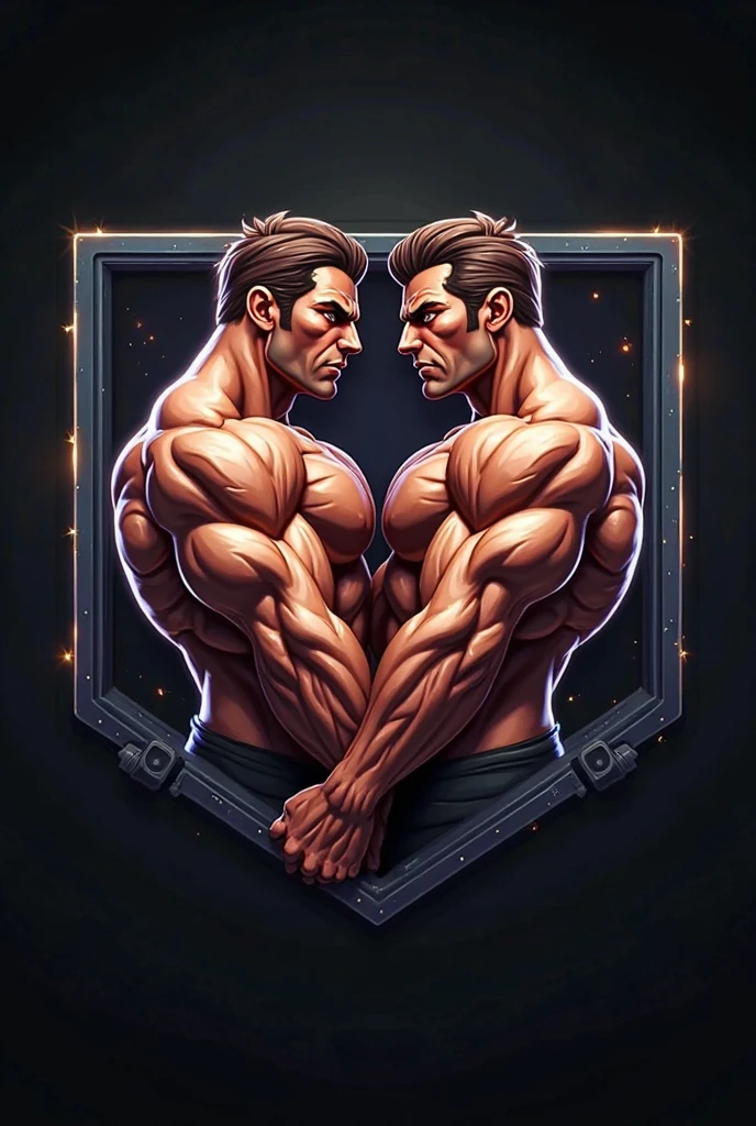 Crie dois homens no formato Disney pixar com o tema JONAS & THIAGO
O Primeiro homem loiro cabelos castanhos com topete olhos cor de mel barba desenhada pouco volumosa 1,65 meters tall half athletic body.
Second man, unathletic body, brunette, black hair with tuft and gradient, little voluminous drawn beard with 1,85 metros de altura