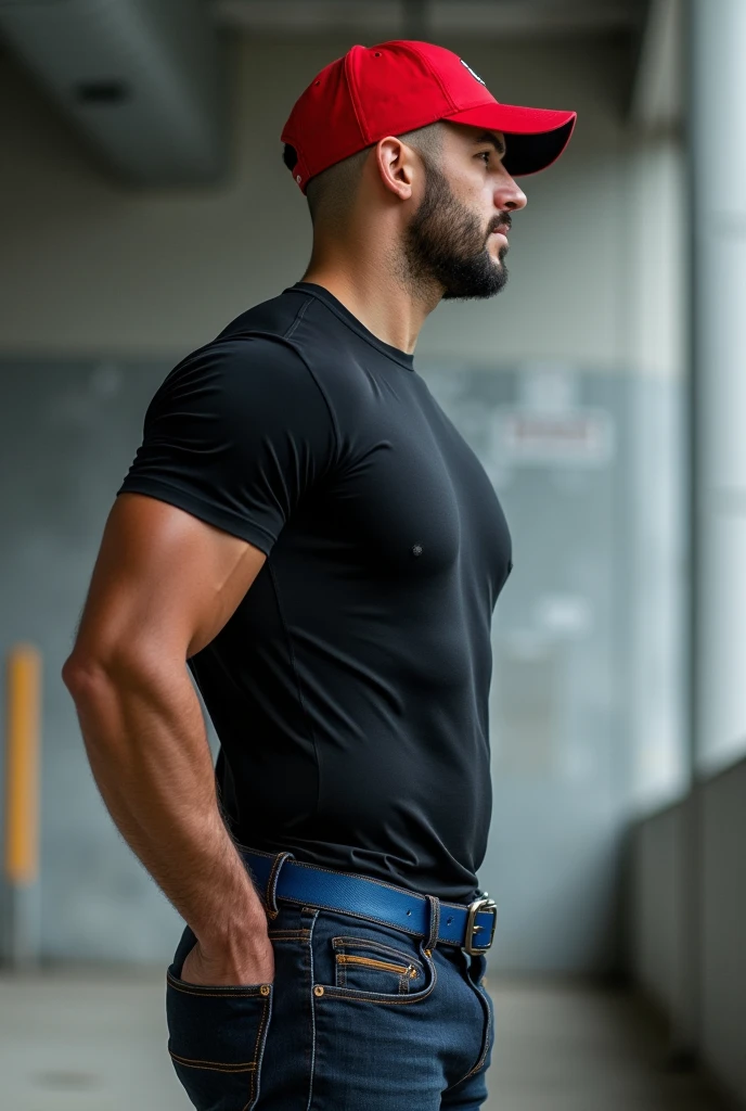 Uma foto original premiada,Um homem gordo e selvagem, (35 anos papai:1.1), 1 menino, Sozinho, (terno cinza), (Black pants), (camisa social preta), (gravata cinza), (ombros grandes), musculatura, restolhos, barba curta, Olhos lindos:1.3, ), (rosto detalhado:1.3), wearing glasses, sorri, dynamic angle, volumetric lighting, (Melhor qualidade, A high resolution, Fotorrealista), cinematic lighting, obra de arte, Foto CRU, detalhes intrincados, HDR, profundidade de campo, tiro na parte superior do corpo
