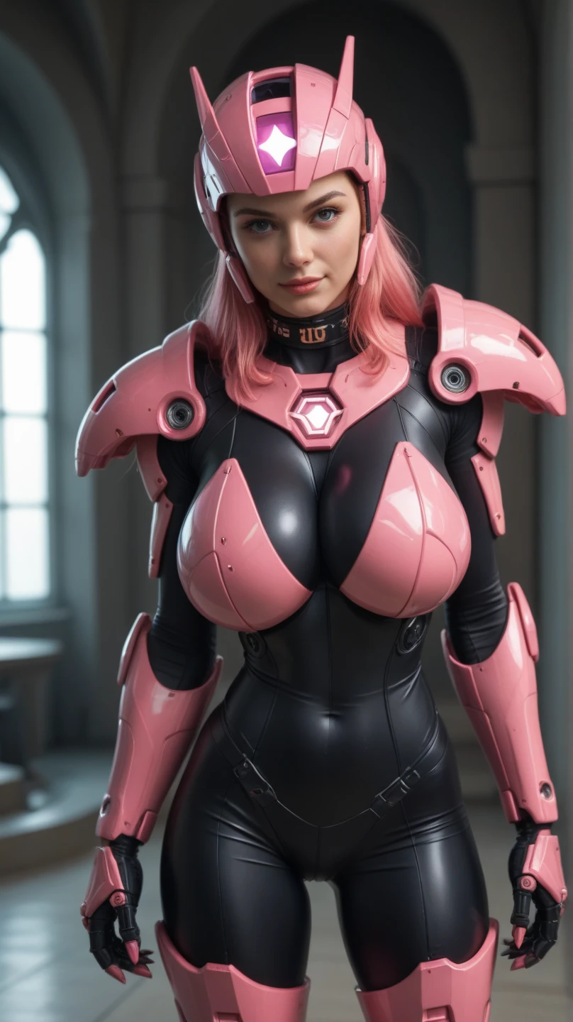 Gwen Tennyson,2 girls,steering wheel,tracer,yorkha 2b,1 girl,Atelier Ryza,observe,full length, Pilot mechanic,Harbour view,tattoos,pink and orange jumpsuit,white lace bra,Lace panties with open midriff,short saiyan hair,Cute makeup,green eyes,Voluminous golden hair,shy smile, freckles,beautiful girl,big breasts,8 thousand.,Ultra detailed,realistic,fantasy art,Saiyan armor,cyborg armor,steel armor,harbor shore,beautiful figure,