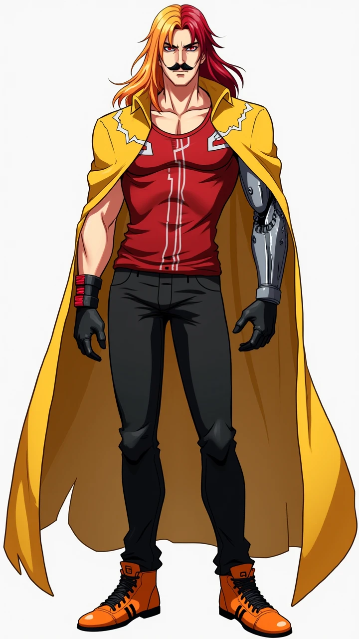 score_9, score_8_up, score_7_up, score_6_up, perfect anatomy, perfect proportions, best quality, masterpiece, high_resolution, high quality, aesthetic, absurdres, (male focus), solo male, adult, mature, masculine, manly, handsome, charming, alluring, cowboy shot, dutch angle, source_game \(Tokyo Afterschool Summoners\), source_game \(housamo\), official style \(Tokyo Afterschool Summoners\), official style \(housamo\), by naop, Zabaniyya \(Tokyo Afterschool Summoners\), TASZabaniyya, gold eyes, black hair, short hair, facial hair, stubble, TASZabaniyya_outfit02, glowing halo, black bodysuit, bodysuit with golden accent, black sleeves, hip vent, black leggings, powerful, confident, calm expression, simple background, low angle, from below, look down, blush, bashful, nervous