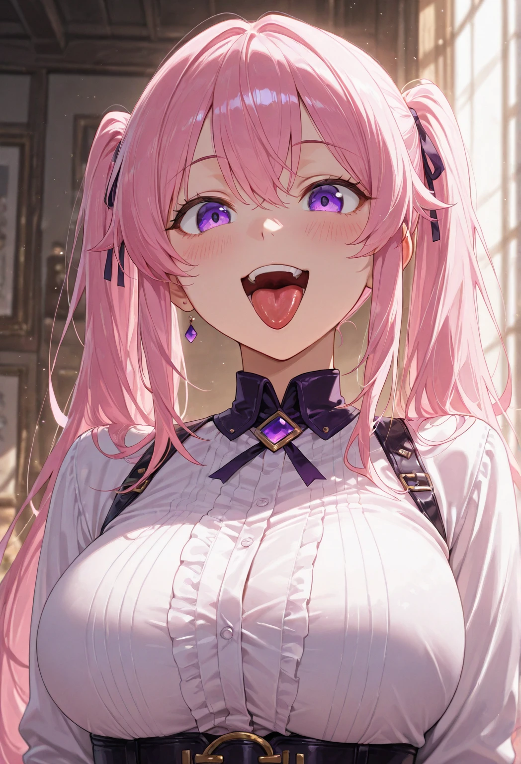 Masterpiece, chest,Chubby,、laughing, Bunny ears