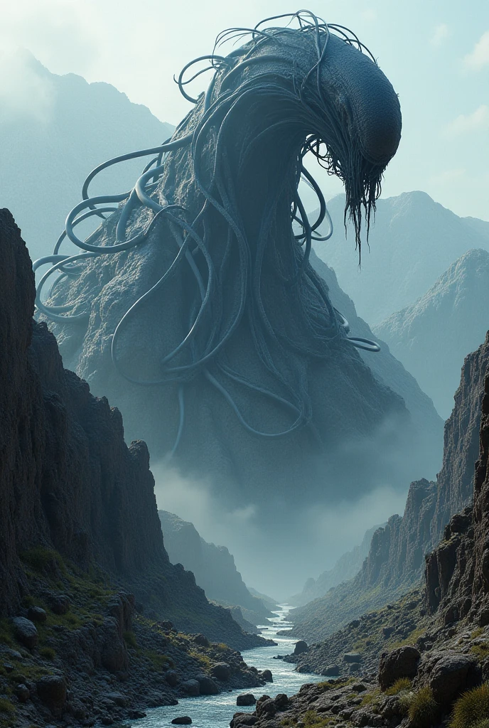 (best image quality, 4k, 8K, High resolution, masterpiece:1.2), (Super detailed realistic photo:1.37), (Serious situation:1.1), (A scene from an ancient Greek myth, The beautiful Princess Andromeda is sacrificed to the giant ugly monster the Kraken:1.2), Princess Andromeda is placed prominently in the foreground, Beautiful blonde princess with chains around her wrists, The world's most beautiful naked princess with blue eyes, unable to escape, photo taken from behind:1.2), She is an innocent maiden,(Her hands were shackled, It is attached to a reef by a long chain:1.6), (Princess Andromeda's life is in danger:1.1), (Far away Kraken, a man-eating monster, reveals its upper body from the sea and approaches the princess, mouth full of fangs, terrifying figure resembling a deformed god from the Cthulhu mythos, life-threatening situation, detailed and precise description, detailed shapes, strong shadows, (Firm texture:1.1), (eerie atmosphere, eerie clouds, A ladder to heaven growing from the clouds, dark lighting, Muddy seawater:1.2), The princess's desperate expression, Bare feet with scars, The muscles rippling across the monster's upper body, The monster's scales shine in the light, artistic style, dark fantasy, Scary mythical creatures, dramatic composition, creepy lighting, The spotlight falls on the princess and the monster, (Amazingly powerful and realistic compositions by Greg Rutkowski:1.2)