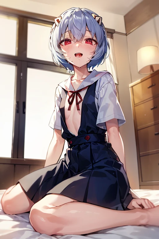 male,4K Photos,R-18,NFSW,メイド服を着たmale,gay, Clothes details/black dog collar,headdress,She takes off her maid uniform and her nipples are exposed.,An erect penis is visible through the super short miniskirt/facial details/gray hair,blush,excited,embarrassing,portrait,full body portrait,thin chest,maleの子,male性の体格,delicate,maleの子(boy or man),sit on the floor,headdress maid(male) ,open your legs wide