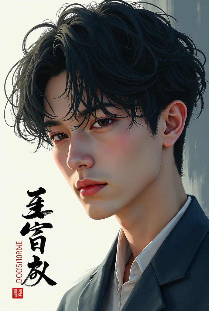 He has clear eyes,Slender body,After swallowing a mouthful of clouds,Long and up,The gaze is far ahead,thoughtfully。
He was young,have a dignified appearance,Gentle and gentle between gestures,Dust between the eyebrows,The skinny robe is fresh and fresh,Like tremolite, there is a sense of jade。