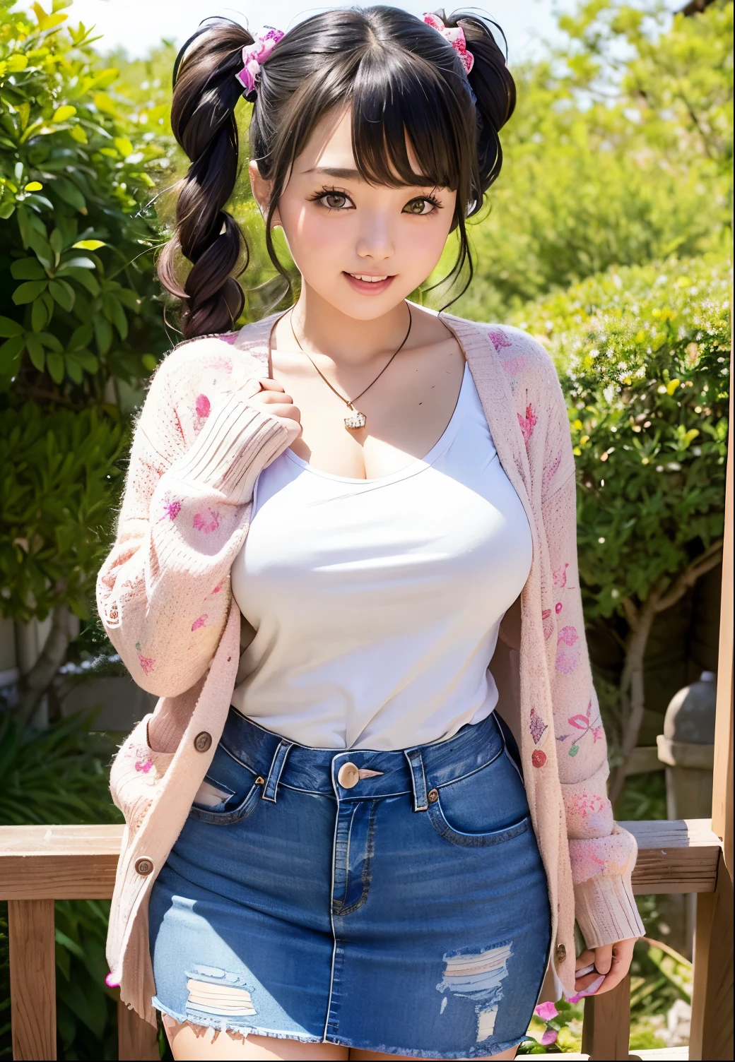 Sweet girl，springtime，