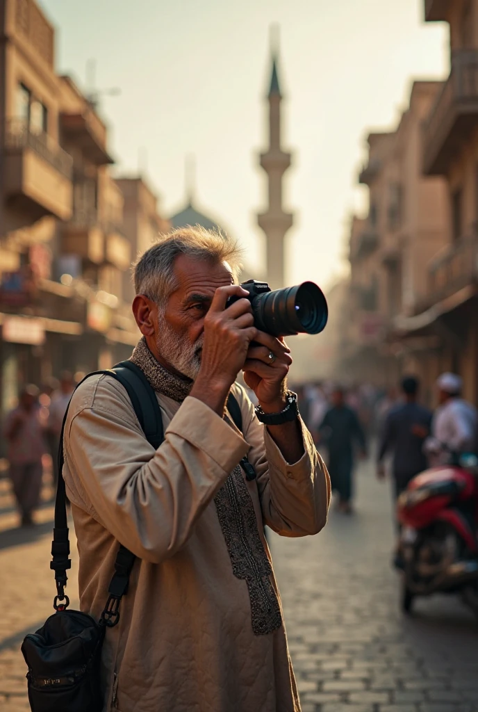 Arabian man in suit and tie taking a photo, Photo by Laszlo Balogh, Shutterstock, Renaissance, Krzysztof Kononowicz, Marco Bucci, Alessandro Barbucci, Piotr Yablonsky, Marius Lewandowski, Stefano Brunesi, stefan koidl, Christian McNevin