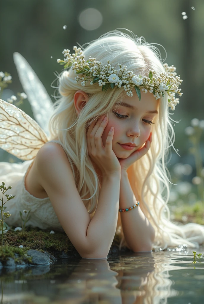 delicate, masterpiece, beautiful detailed, colorful, finely detailed, (50mm Sigma f/1.4 ZEISS lens, F1.4, 1/800s, ISO 100, fotograpy:1.1), lens flare, (photorealistic:1.1), detailed lips, intricate details, 1girl, solo, (a beautiful 8-year-old girl), blonde hair, (angel wings:1.4), (white wings:1.2), (symmetrical wings: 1.5), (jewelry:1.5), (necklace:1.2), (diamond:1.3), bracelet,  earrings, choker, (white thighs:1.2), (looking at the viewer:1.2), sexy pose, erotic pose, front view, (innocent smile:1.3), (covered, (on a field background of flowers:1.5), sky, (detailed background), (blurred background:0.8), (white flower:1.3), (pureerosface_v1:0.85), --auto --s2