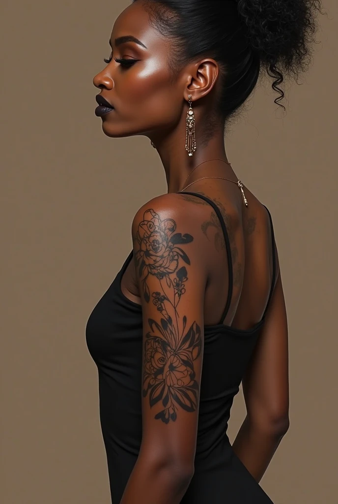 Mmm give me a modern more simple tattoo sleeve it'll be for a black woman 