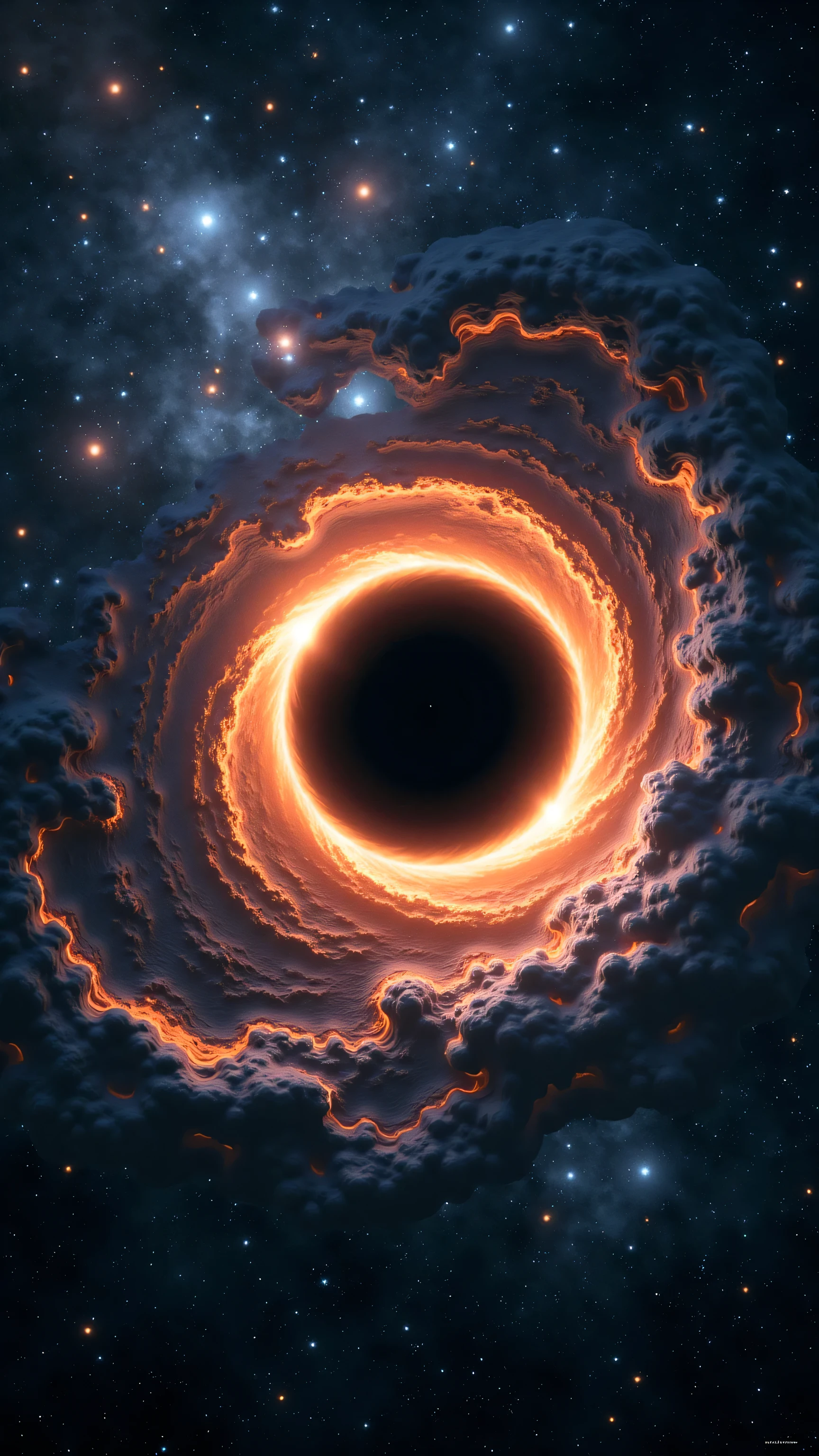 UHD, Super Detailed, High Quality, Masterpiece, High Resolution, Award Winning, Accurate, ultra realistic, blackhole, space, spark, star