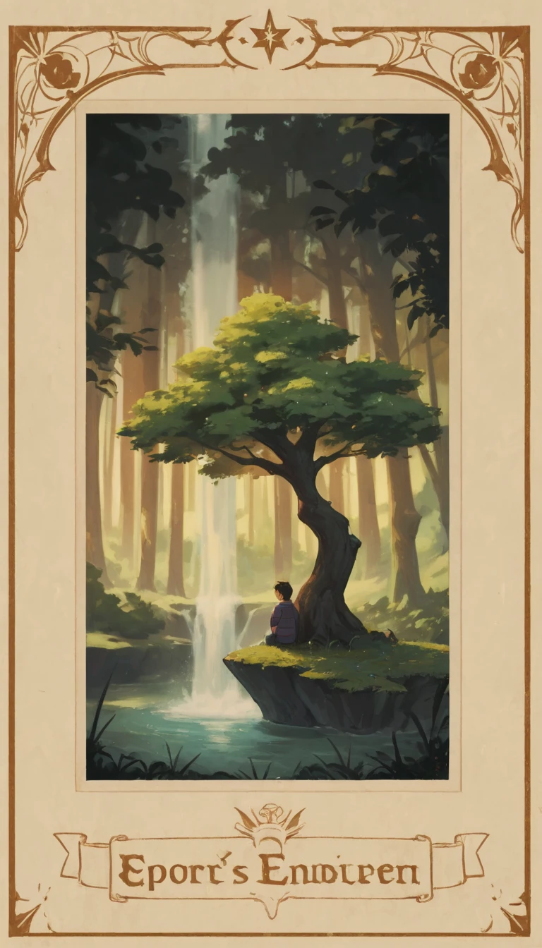 Analog Style ,Chroma V5,Nbinkupunk,(非常にexhaustiveなCGユニティ8K壁紙),Epic River Images , Book tree , Small waterfall, Thick Fog ,Award-winning photo, Color Difference, exhaustive , High Resolution, bloom, Monet's Style, Pissarro, and Sisley ,popular on ArtStation, cloudscape art , Art by Midjourney