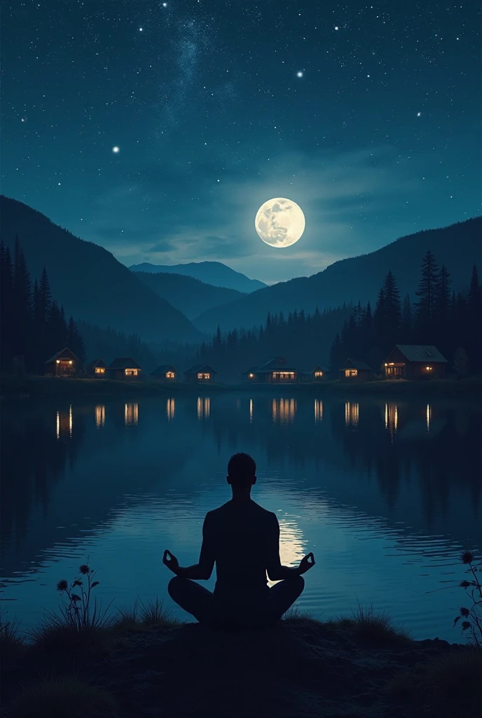 night Starry Sky Calming the mind meditation
