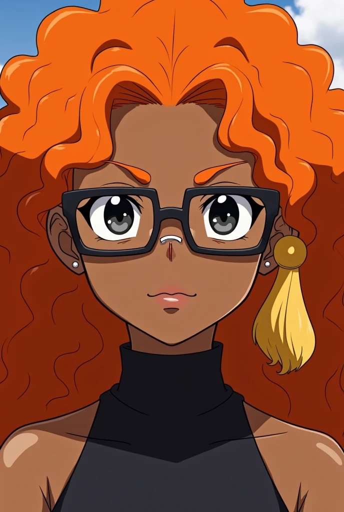 thick girl, chubby black woman, extremely small afro, wearing red bikini, standing in a shower,  brown glowing eyes, wearing glasses, sexual smile, flirty, huge ass, medium boobs, NSFW, high resolution,