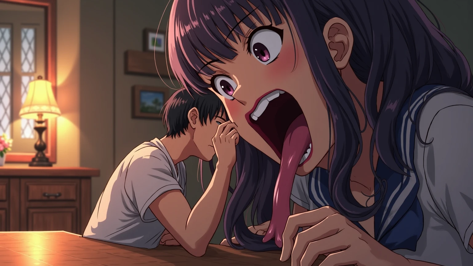 shirase sakuya,penis,Slender and sexy woman,Cum in mouth,Blowjob,deep throat,in your mouth,A man grabs a woman's head,rape,A lot of semen,ponytail,First Person View,White shirt,Rolled up my sleeves,Painful face,Cum in mouth,Put it in your mouth,Love Hotel,Bed