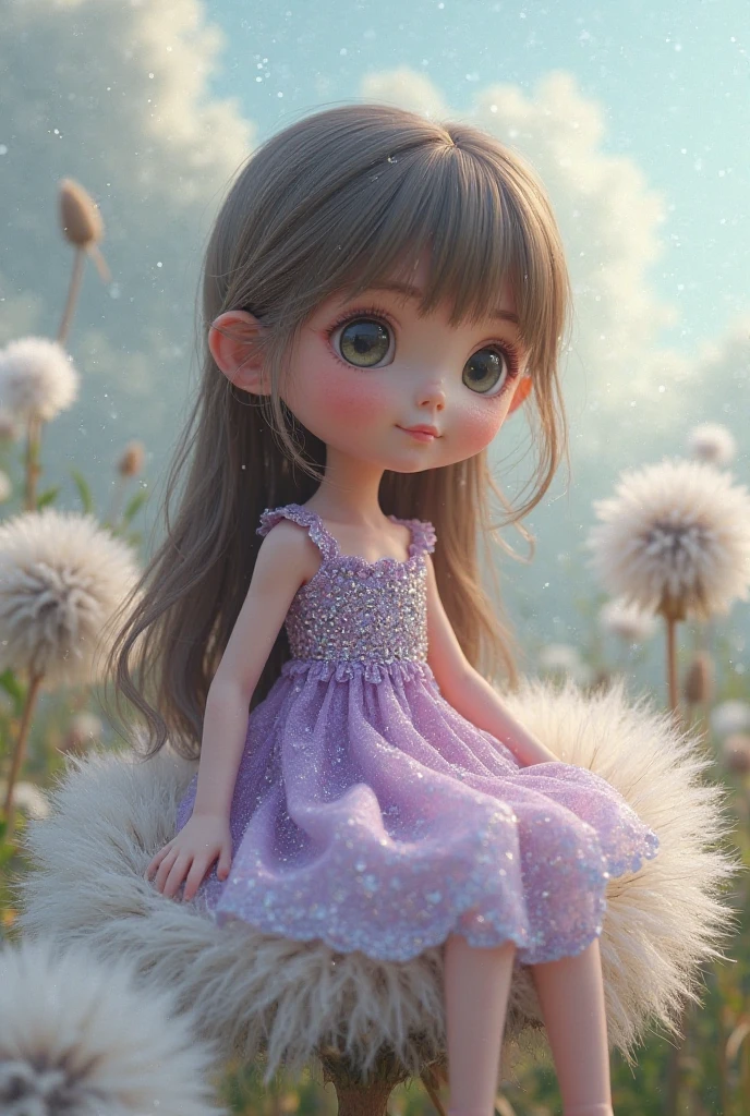 illustration: 1.3), paper art, 3D rendering of, Colorful background, （cute female child: 1.3), (Masterpiece lavender: 1.2) , Colorful, Best quality, Detailed details, Masterpiece, offcial art, movie light effect, 4K, Chiaroscuro , Flash